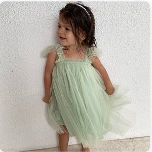 Sage Green Flower Girl Dress